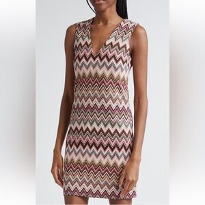 Authentic Missoni Zigzag Pattern Sleeveless mini Dress $1060 new size 36 EU US 0